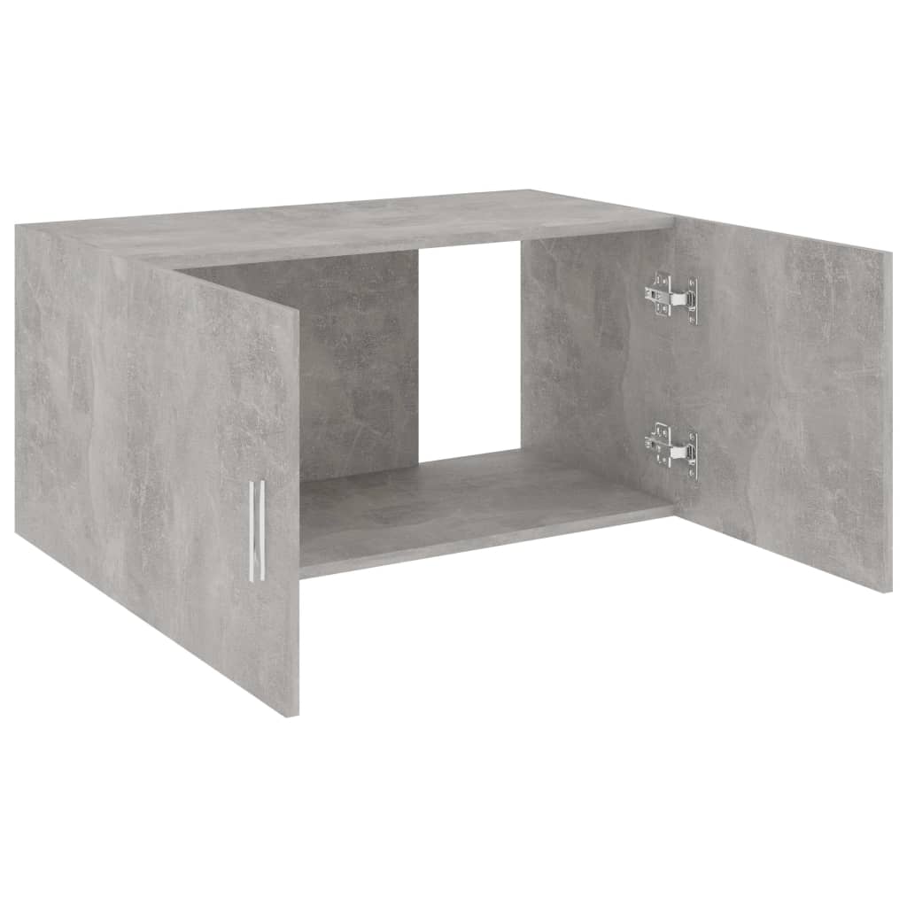 Dulap montat pe perete, gri beton, 80 x 39 x 40 cm, PAL Lando - Lando