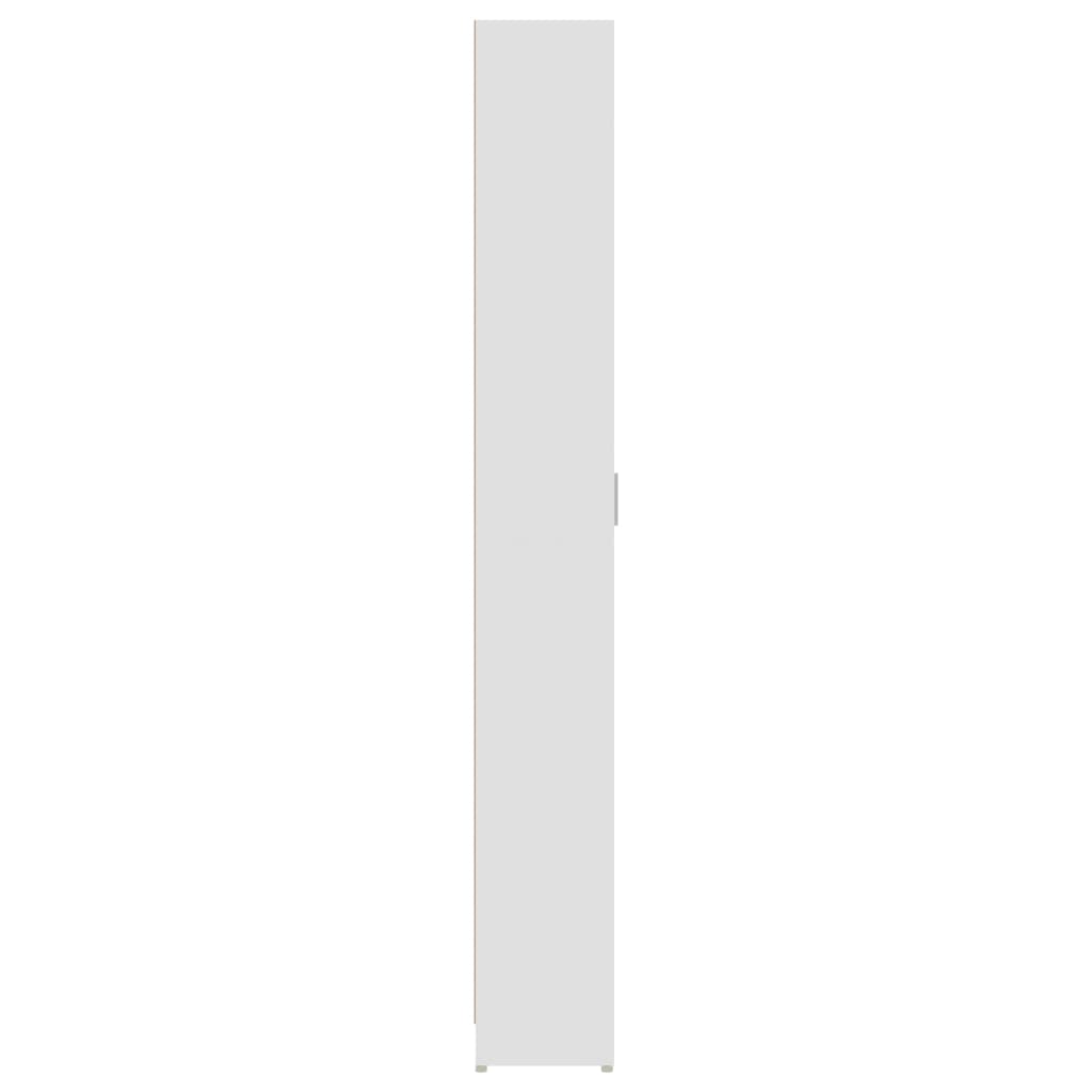Șifonier de hol, alb, 55 x 25 x 189 cm, PAL - Lando