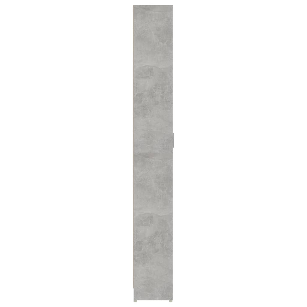 Șifonier de hol, gri beton, 55x25x189 cm, PAL - Lando