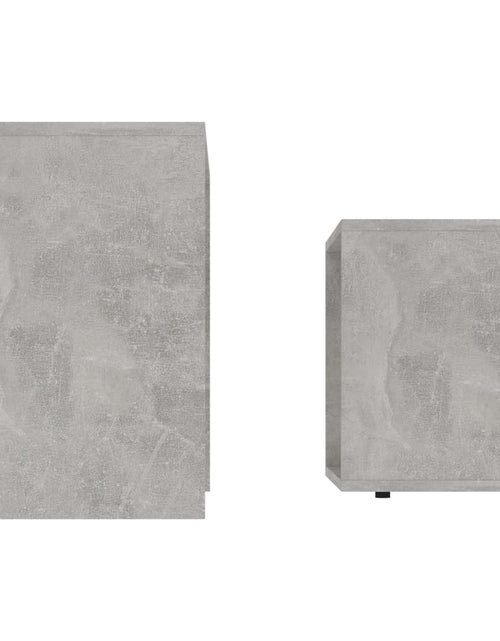 Încărcați imaginea în vizualizatorul Galerie, Set măsuțe de cafea, gri beton, 48 x 30 x 45 cm, PAL Lando - Lando
