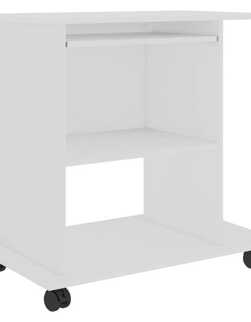Încărcați imaginea în vizualizatorul Galerie, Birou de calculator, alb, 80 x 50 x 75 cm, PAL - Lando

