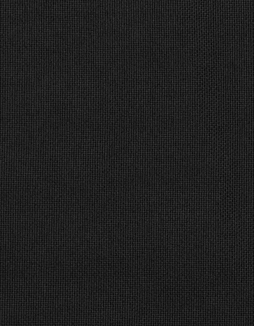 Încărcați imaginea în vizualizatorul Galerie, Draperii opace, aspect in, cu ocheți, 2 buc., negru, 140x225 cm Lando - Lando
