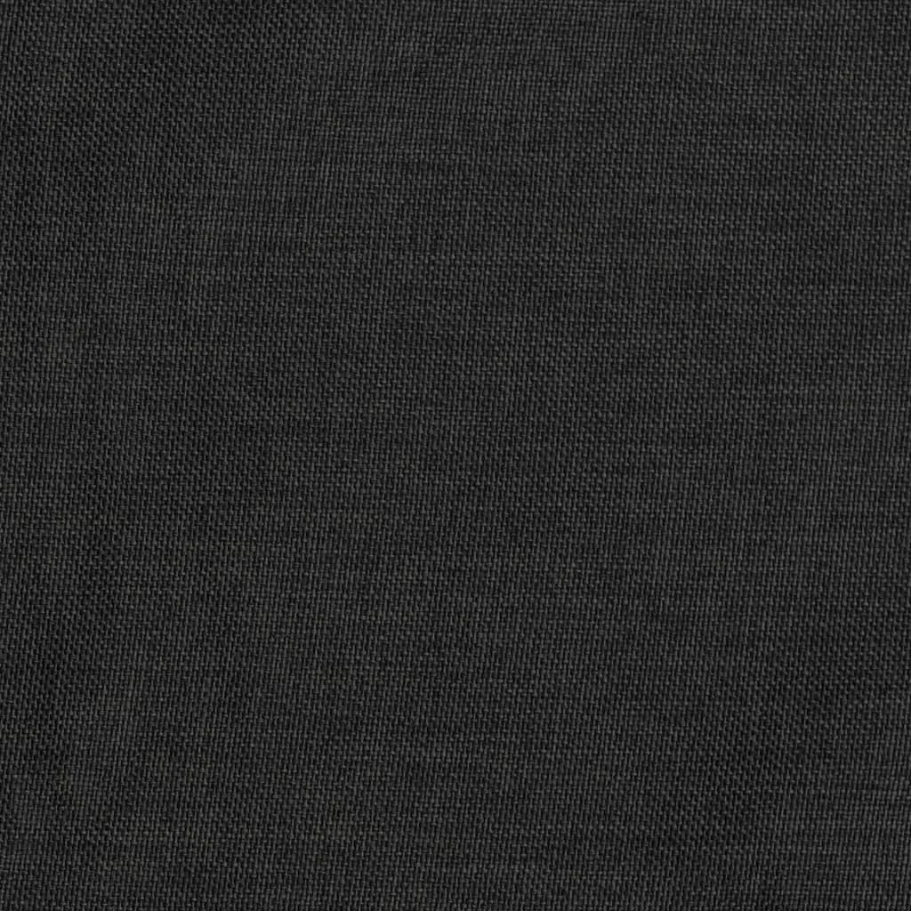 Perdele opace, aspect pânză, 2 buc., antracit, 140 x 225 cm - Lando