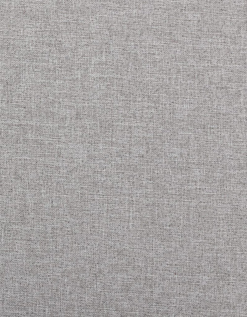 Încărcați imaginea în vizualizatorul Galerie, Draperii opace aspect pânză, cu cârlige, 2 buc, gri, 140x175 cm - Lando
