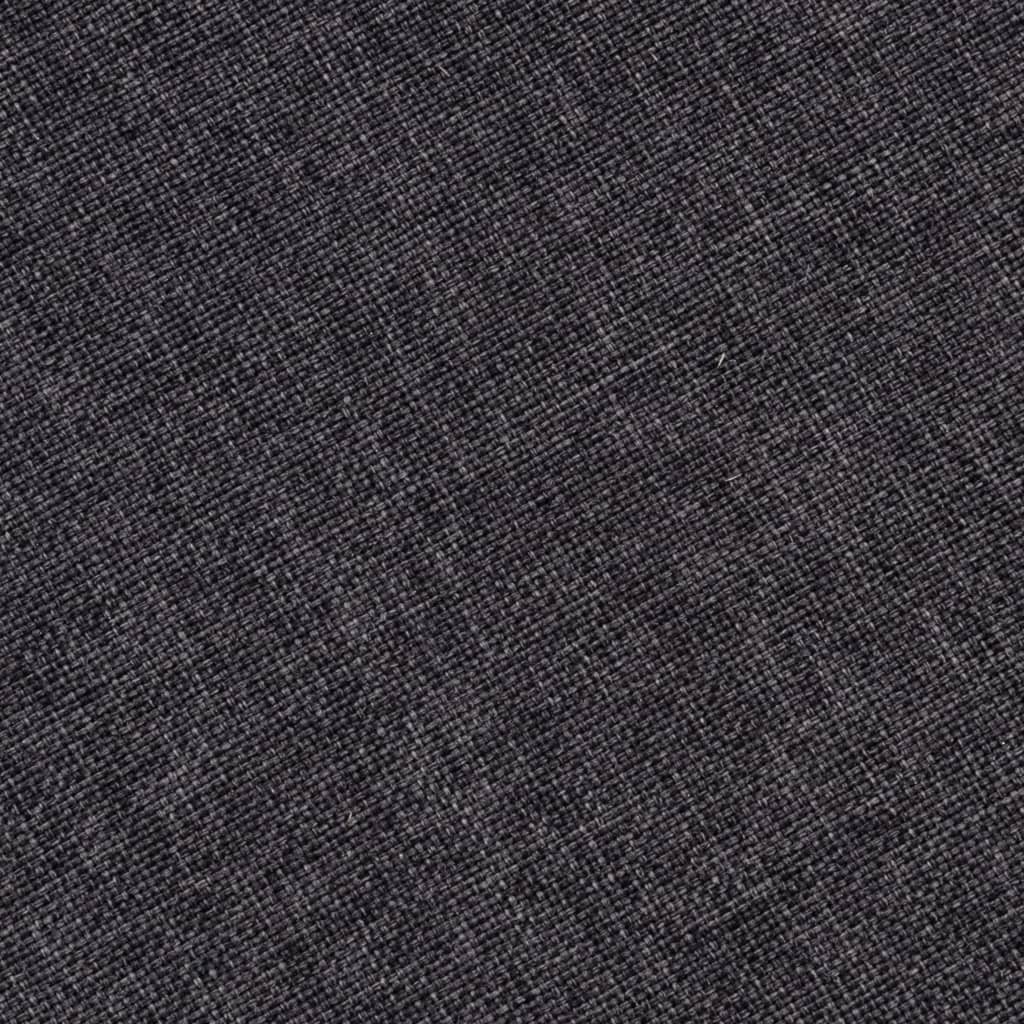 Scaune de sufragerie, 4 buc. gri material textil - Lando