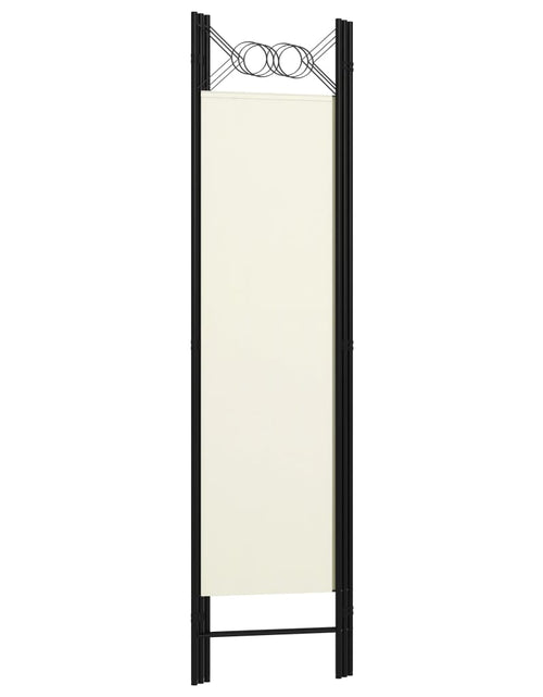 Încărcați imaginea în vizualizatorul Galerie, Paravan de cameră cu 3 panouri, alb crem, 120 x 180 cm - Lando
