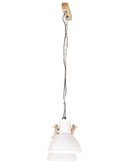 Загрузите изображение в средство просмотра галереи, Lampă suspendată industrială, 25 W, alb, 109 cm, E27 Lando - Lando
