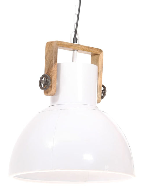 Загрузите изображение в средство просмотра галереи, Lampă suspendată industrială, 25 W, alb, 40 cm, E27, rotund Lando - Lando
