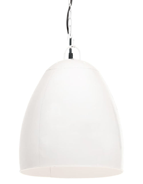 Încărcați imaginea în vizualizatorul Galerie, Lampă suspendată industrială, 25 W, alb, 42 cm, E27, rotund Lando - Lando
