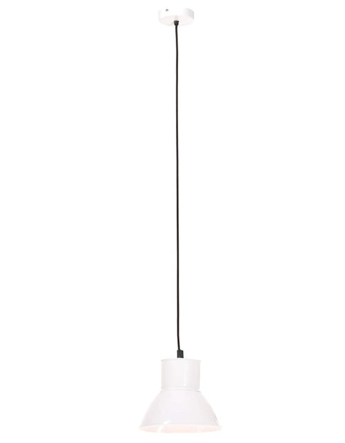Încărcați imaginea în vizualizatorul Galerie, Lampă suspendată, 25 W, alb, rotund, 17 cm E27 Lando - Lando
