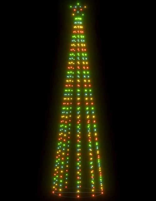 Încărcați imaginea în vizualizatorul Galerie, Decorațiune brad Crăciun conic 400 LED-uri colorate 100x360 cm Lando - Lando
