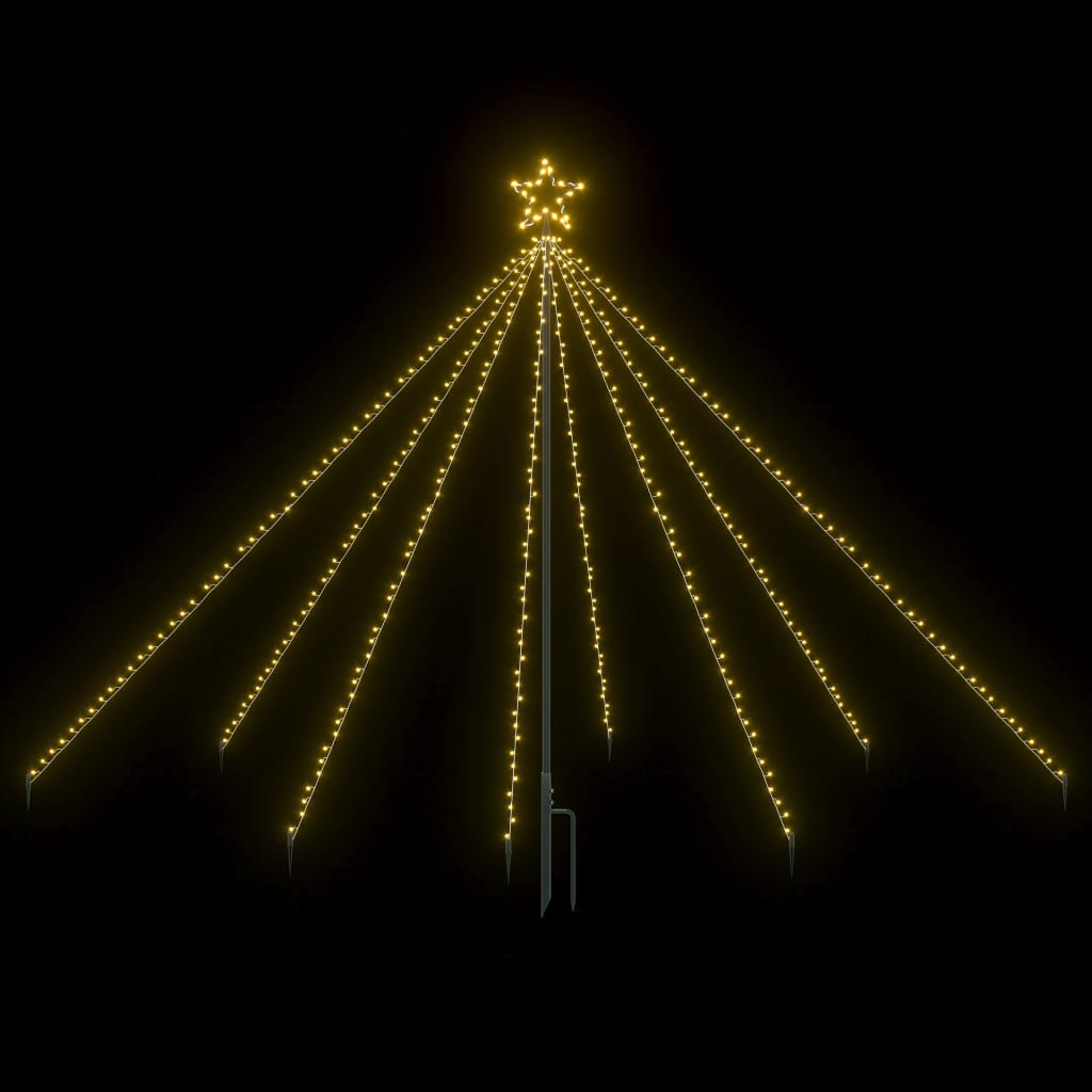 Cascadă lumini pom Crăciun 2,5 m interior/exterior 400 leduri Lando - Lando