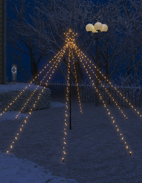Încărcați imaginea în vizualizatorul Galerie, Cascadă lumini pom Crăciun 2,5 m interior/exterior 400 leduri Lando - Lando
