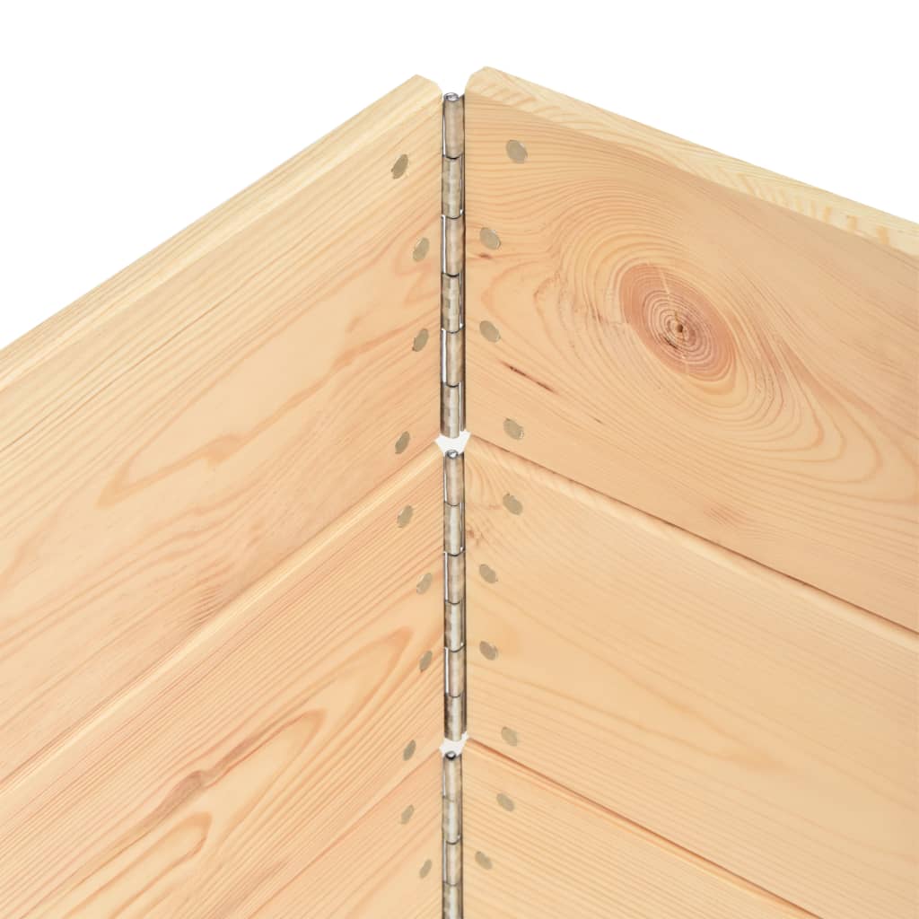 Straturi înălțate, 3 buc., 50 x 150 cm, lemn masiv de pin - Lando