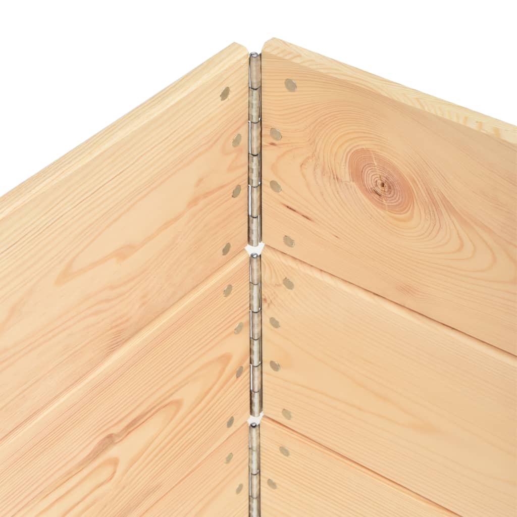 Straturi înălțate, 3 buc., 100 x 100 cm, lemn masiv de pin Lando - Lando