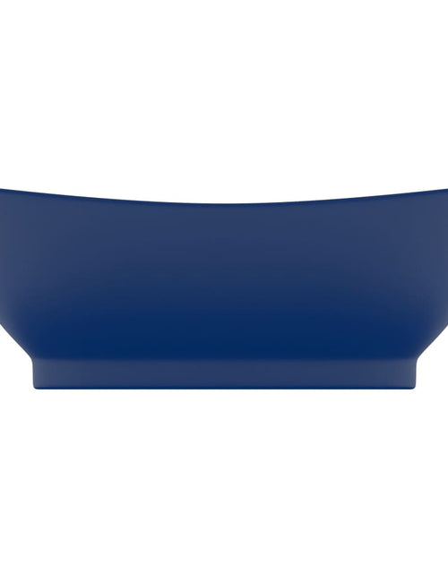 Încărcați imaginea în vizualizatorul Galerie, Chiuvetă lux preaplin albastru mat 58,5x39 cm ceramică oval Lando - Lando
