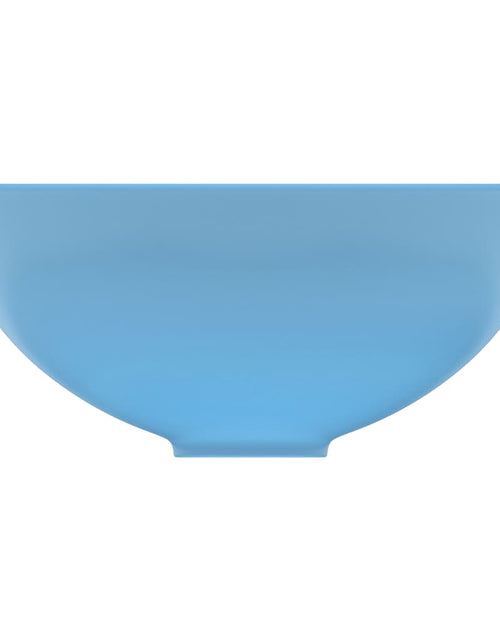 Загрузите изображение в средство просмотра галереи, Chiuvetă baie lux albastru mat 32,5x14 cm ceramică rotund Lando - Lando
