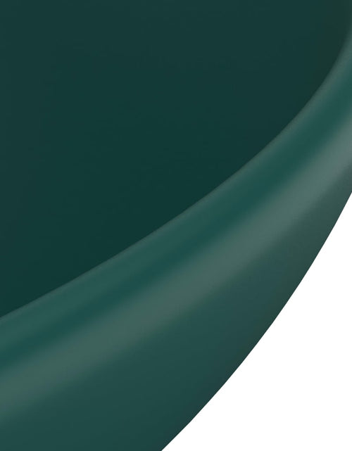 Загрузите изображение в средство просмотра галереи, Chiuvetă baie lux verde închis mat 32,5x14 cm ceramică rotund Lando - Lando
