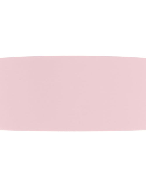 Încărcați imaginea în vizualizatorul Galerie, Chiuvetă de baie lux, roz mat, 40x15 cm, ceramică, rotund Lando - Lando
