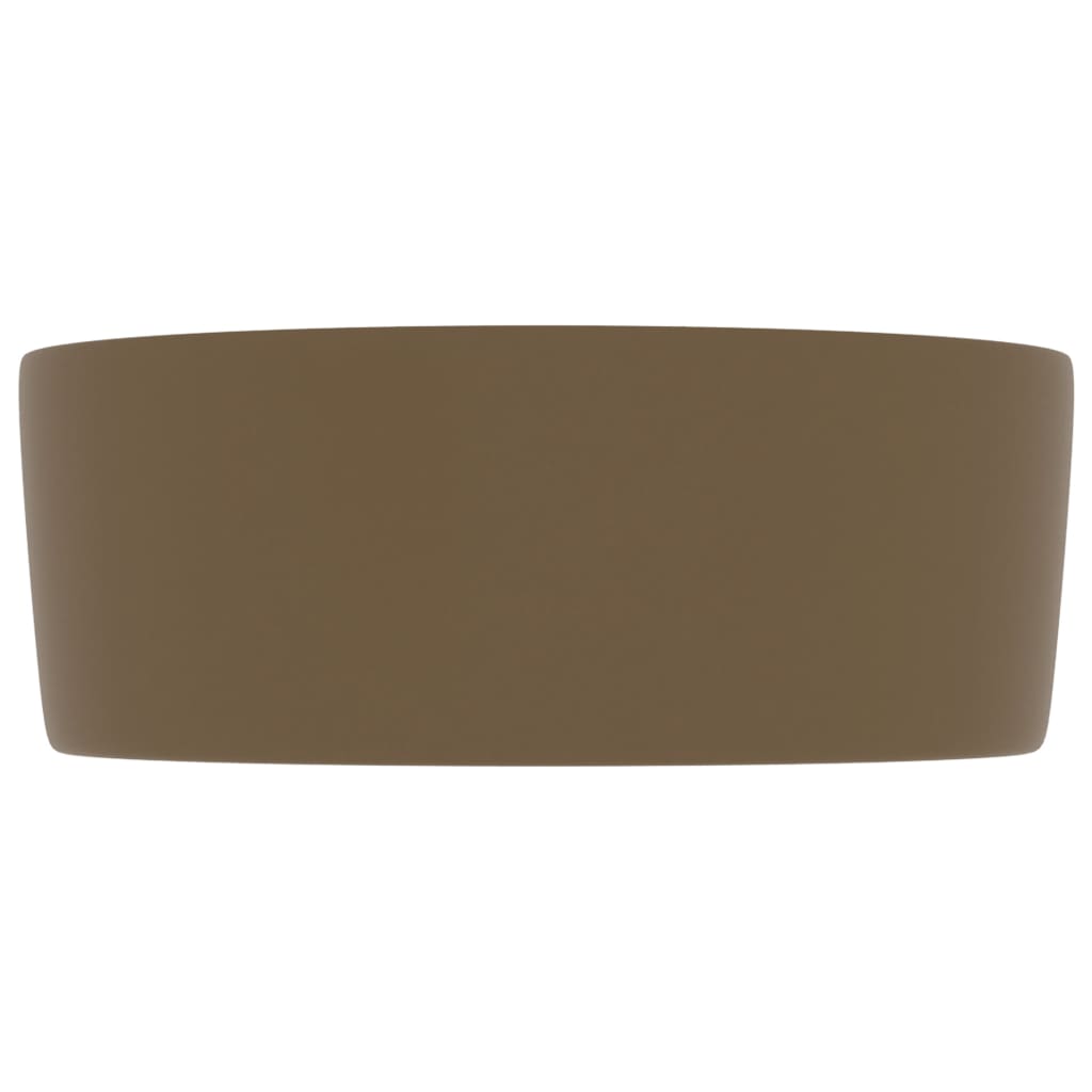 Lando-Chiuvetă baie lux, crem mat, 40x15 cm, ceramică, rotund- mobila