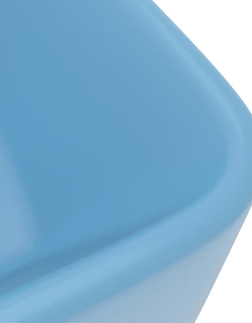 Încărcați imaginea în vizualizatorul Galerie, Chiuvetă de baie lux albastru deschis mat 41x30x12 cm ceramică Lando - Lando

