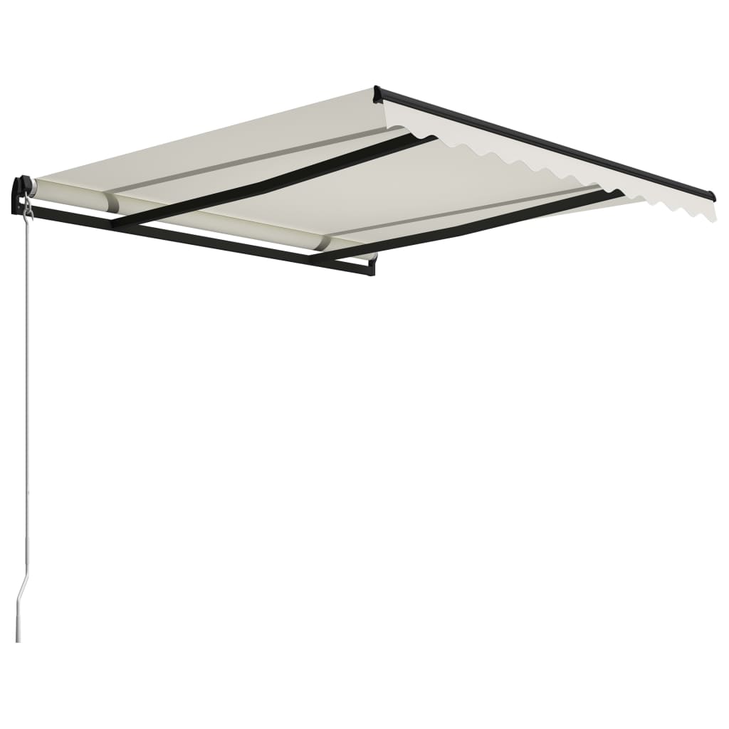 Copertină retractabilă manual, crem, 300 x 250 cm Lando - Lando