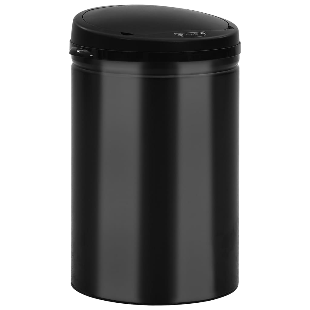 Coș de gunoi automat cu senzor, 30 L, negru, oțel carbon Lando - Lando