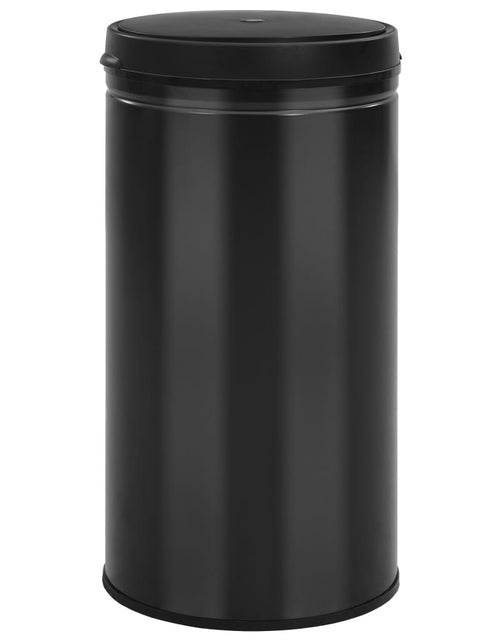 Загрузите изображение в средство просмотра галереи, Coș de gunoi automat cu senzor, 60 L, negru, oțel carbon Lando - Lando
