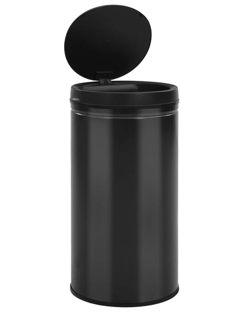 Încărcați imaginea în vizualizatorul Galerie, Coș de gunoi automat cu senzor, 60 L, negru, oțel carbon Lando - Lando
