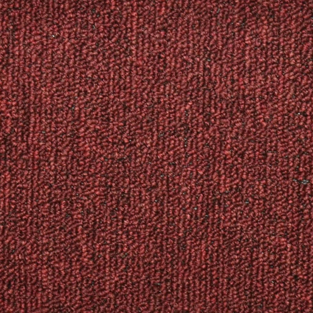 Covorașe pentru trepte scară, 15 buc., roșu, 56x17x3 cm Lando - Lando