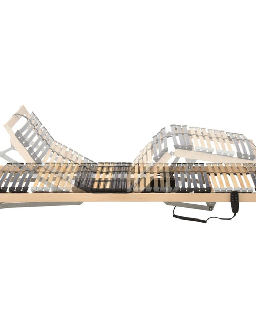 Încărcați imaginea în vizualizatorul Galerie, Bază de pat electrică cu șipci, 42 șipci, 7 zone, 70 x 200 cm - Lando
