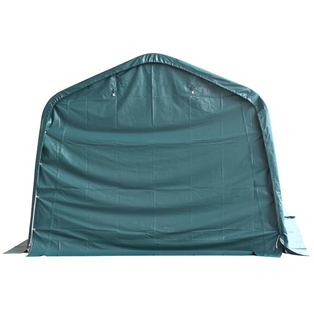 Cort mobil pentru animale verde închis 3,3x16 m PVC 550 g/m² Lando - Lando