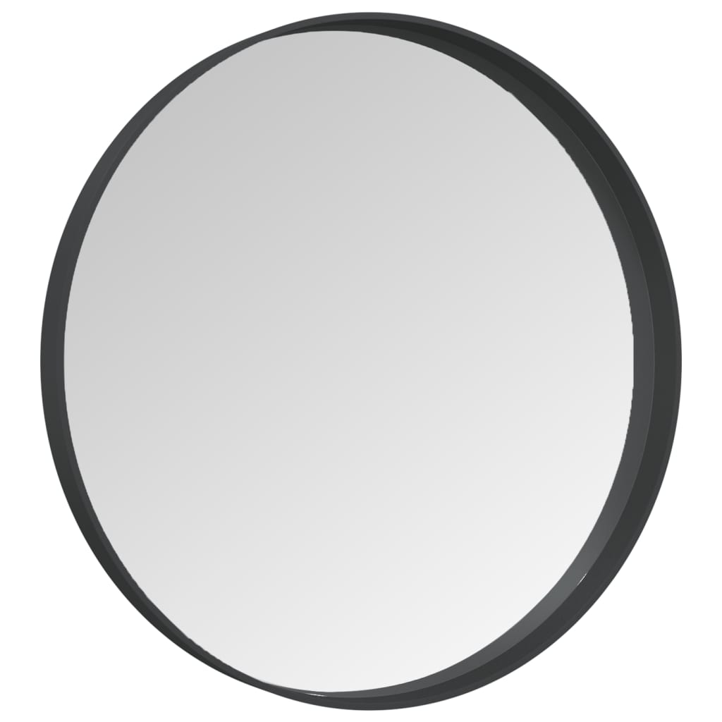 Oglindă de perete, negru, 40 cm - Lando