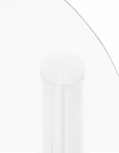 Încărcați imaginea în vizualizatorul Galerie, Masă laterală 2 niveluri, transparent, 38 cm, sticlă securizată - Lando
