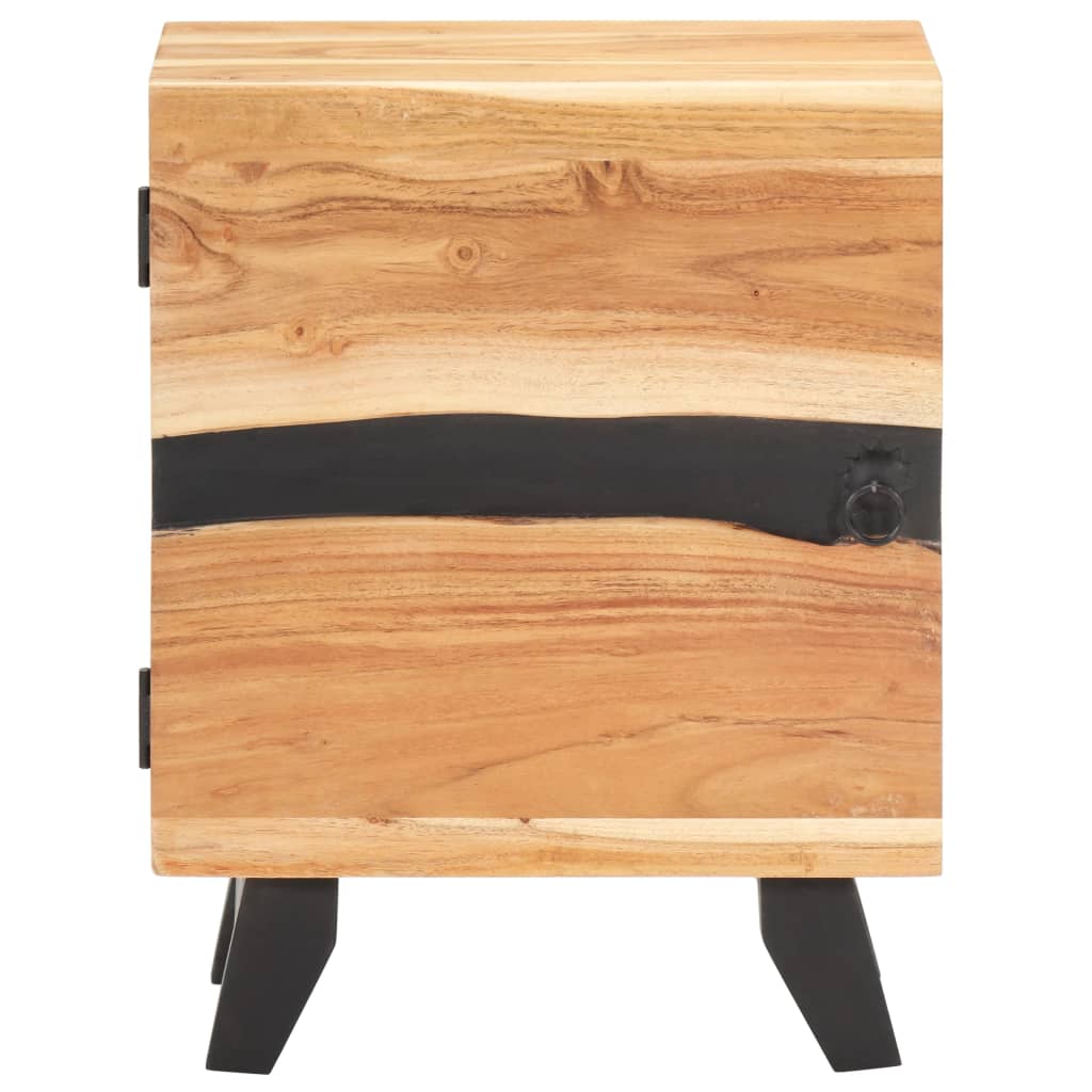Noptieră, 40 x 30 x 51 cm, lemn masiv de acacia - Lando