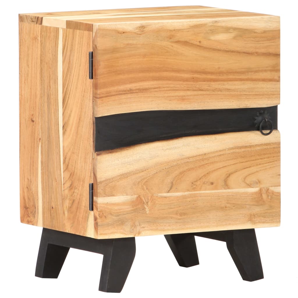 Noptieră, 40 x 30 x 51 cm, lemn masiv de acacia - Lando