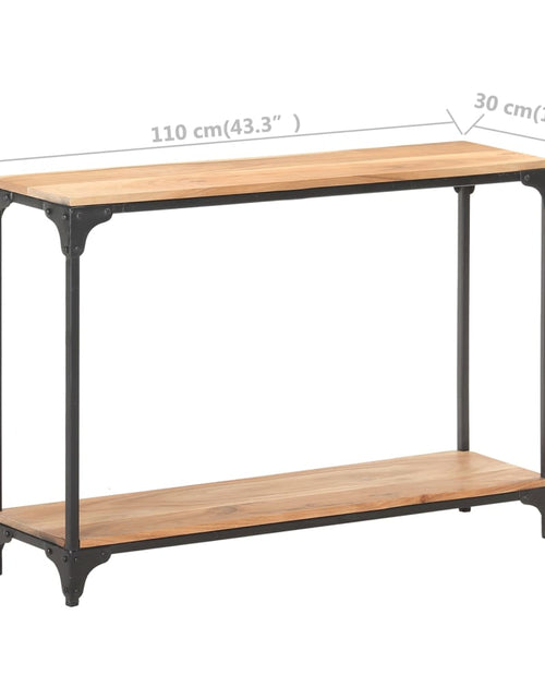 Загрузите изображение в средство просмотра галереи, Masă consolă, 110x30x75 cm, lemn masiv acacia Lando - Lando
