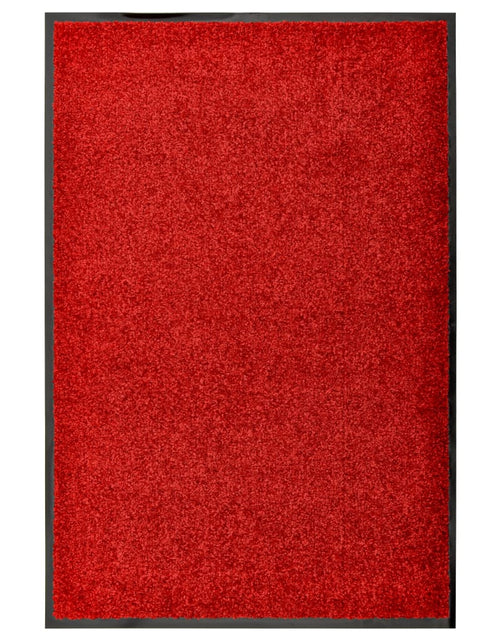 Încărcați imaginea în vizualizatorul Galerie, Covoraș de ușă lavabil, roșu, 60 x 90 cm Lando - Lando

