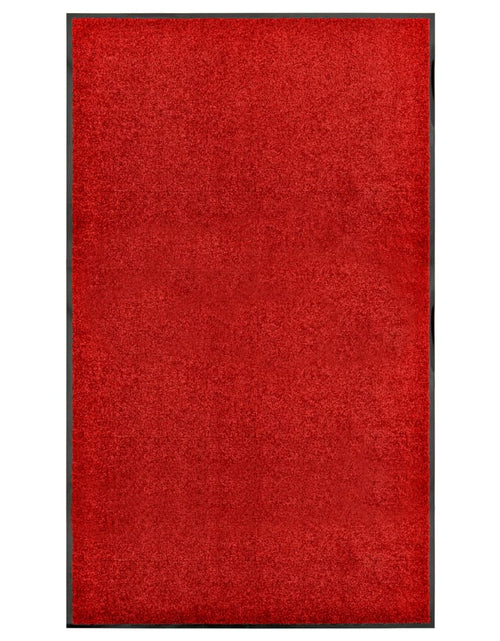 Загрузите изображение в средство просмотра галереи, Covoraș de ușă lavabil, roșu, 90 x 150 cm Lando - Lando
