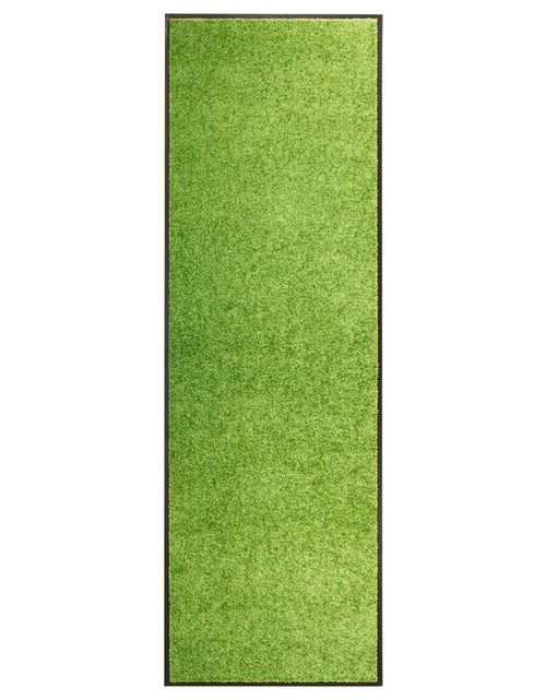 Загрузите изображение в средство просмотра галереи, Covoraș de ușă lavabil, verde, 60 x 180 cm - Lando
