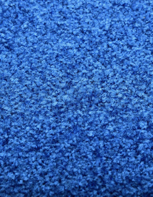 Загрузите изображение в средство просмотра галереи, Covoraș de ușă lavabil, albastru, 60 x 90 cm Lando - Lando
