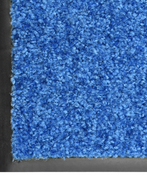 Încărcați imaginea în vizualizatorul Galerie, Covoraș de ușă lavabil albastru 90x150 cm Lando - Lando
