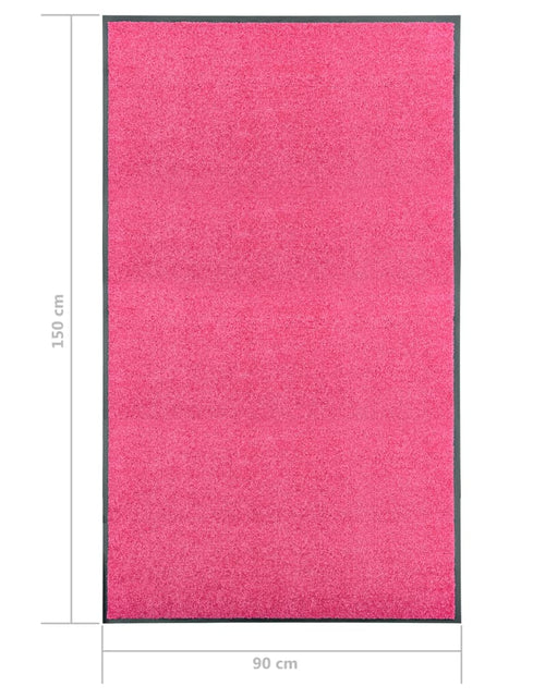 Încărcați imaginea în vizualizatorul Galerie, Covoraș de ușă lavabil, roz, 90 x 150 cm Lando - Lando
