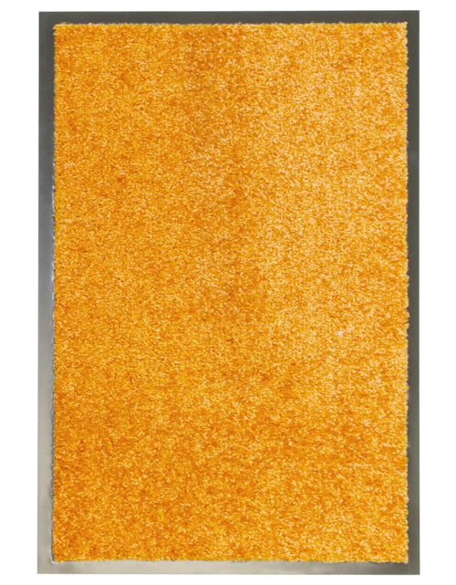 Încărcați imaginea în vizualizatorul Galerie, Covoraș de ușă lavabil, portocaliu, 40 x 60 cm Lando - Lando
