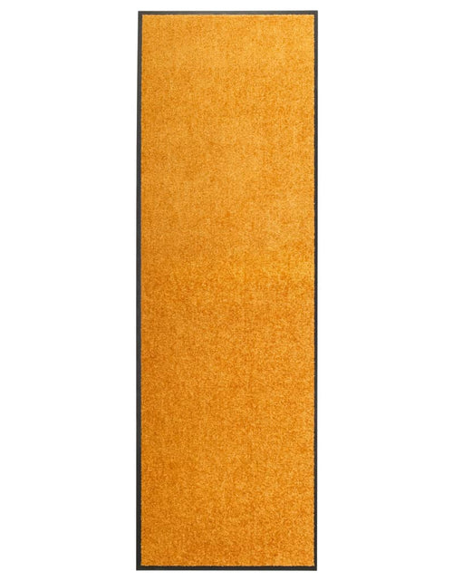 Загрузите изображение в средство просмотра галереи, Covoraș de ușă lavabil, portocaliu, 60 x 180 cm - Lando
