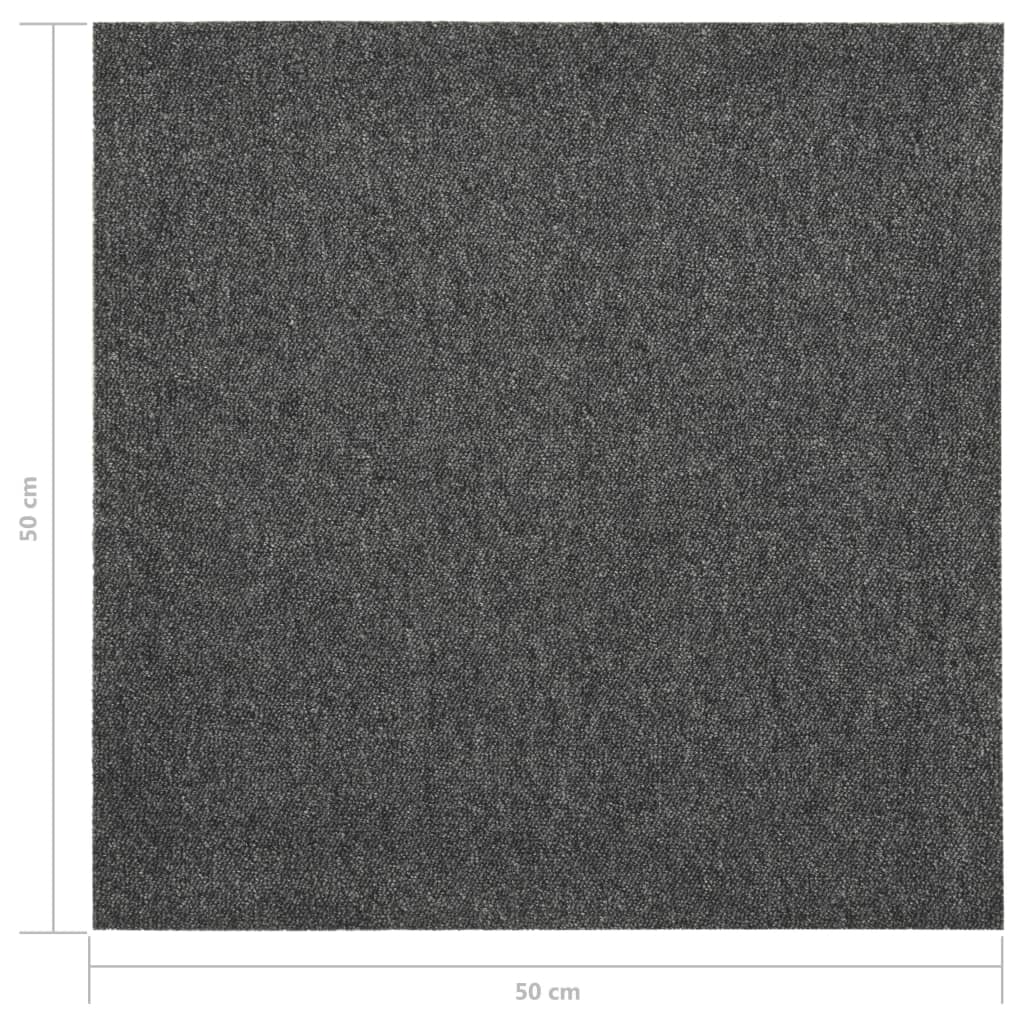Plăci de pardoseală, 20 buc., antracit, 50 x 50 cm, 5 m² - Lando
