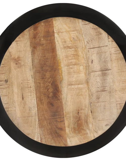 Загрузите изображение в средство просмотра галереи, Măsuță de cafea, negru, 68 x 68 x 30 cm, lemn masiv de mango Lando - Lando
