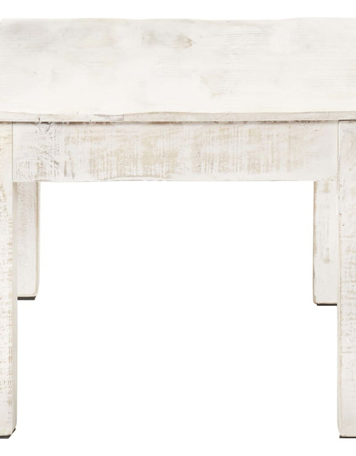 Încărcați imaginea în vizualizatorul Galerie, Măsuță de cafea, alb, 110x60x45 cm, lemn masiv de mango Lando - Lando
