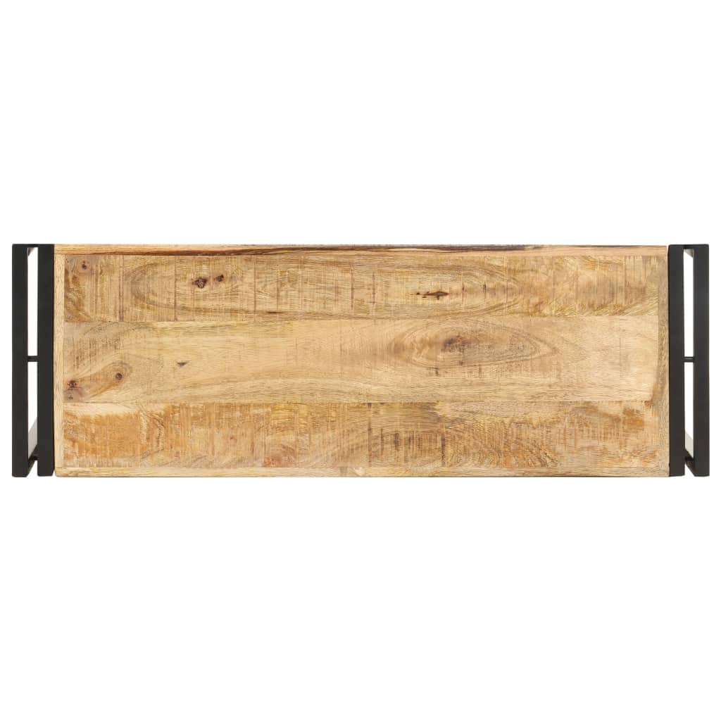 Masă consolă, 90x30x75 cm, lemn de mango nefinisat - Lando