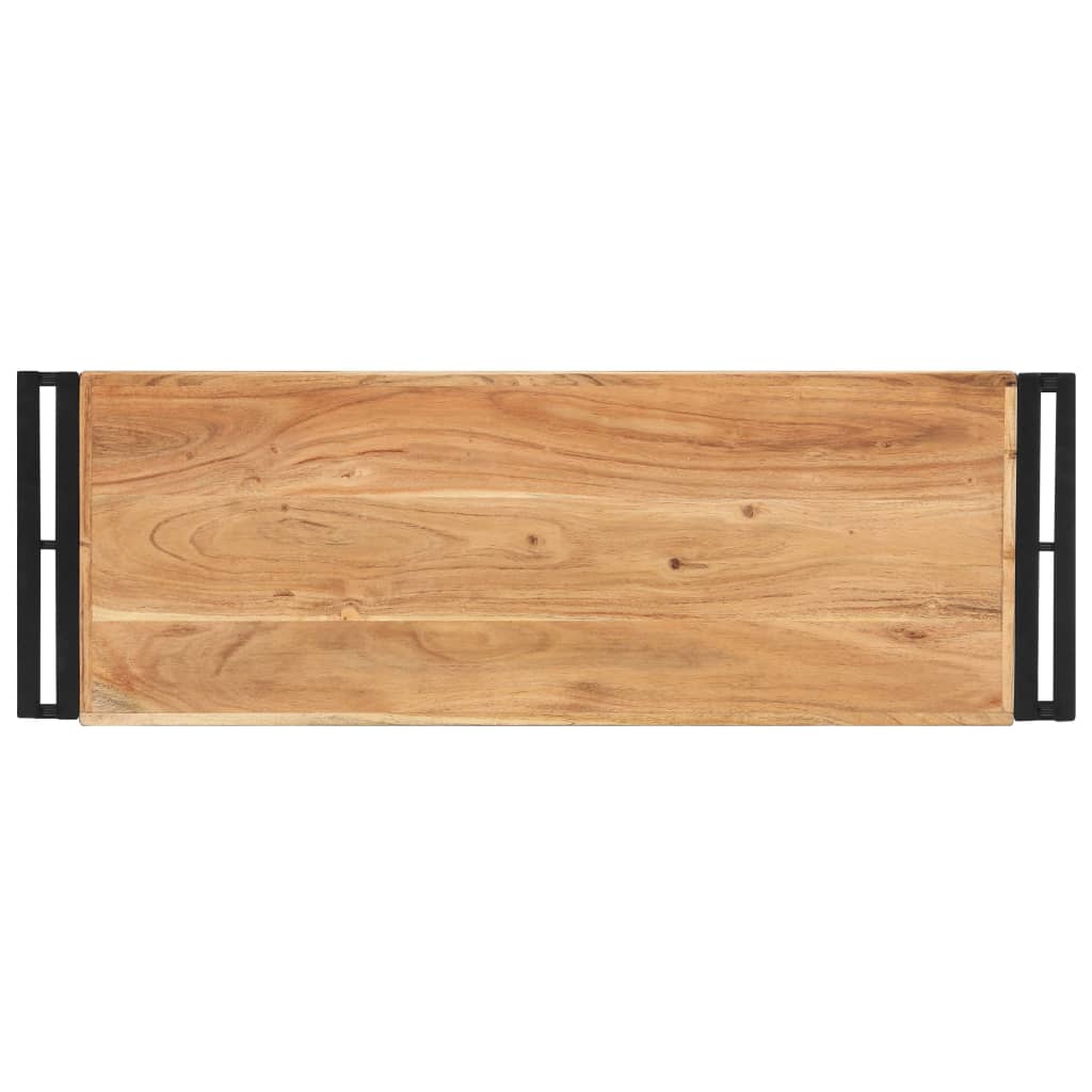 Masă consolă, 90x30x75 cm, lemn masiv de acacia - Lando